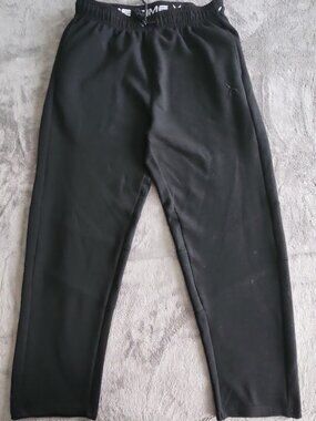 Game Time X Black Athletic Pants Men's Size L Zip Back Pocket Drawstring